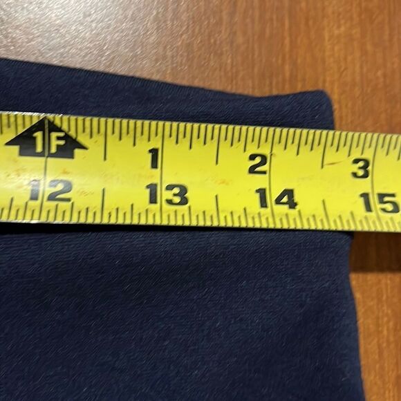 NWT Banana Republic Stretch-Ponte Crop Navy Flare Pant Size Medium-Tall - Picture 6 of 9